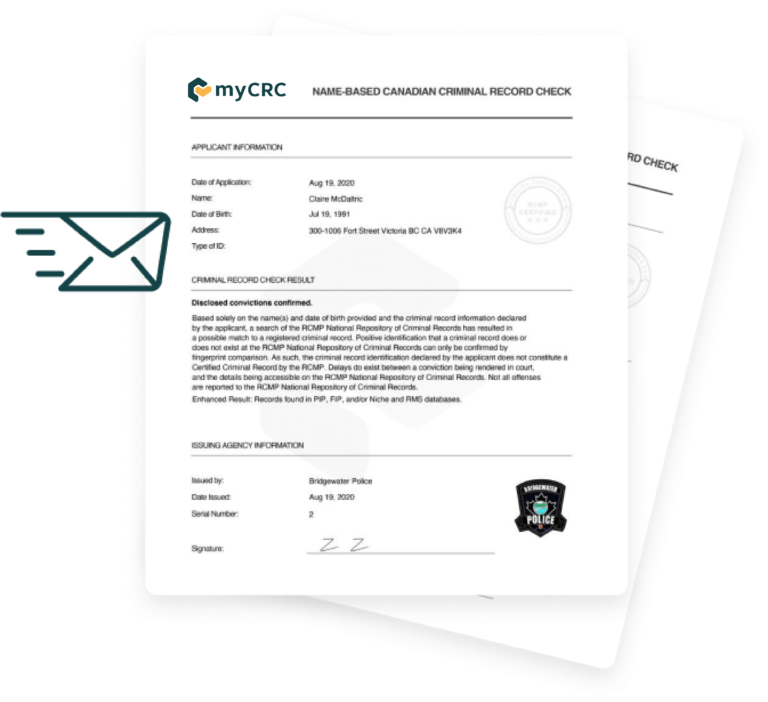 Canada's 1 Criminal Record Checks Done In Minutes MyCRC Canada