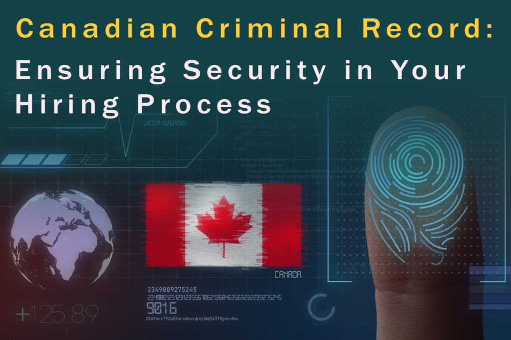 canadian criminal record